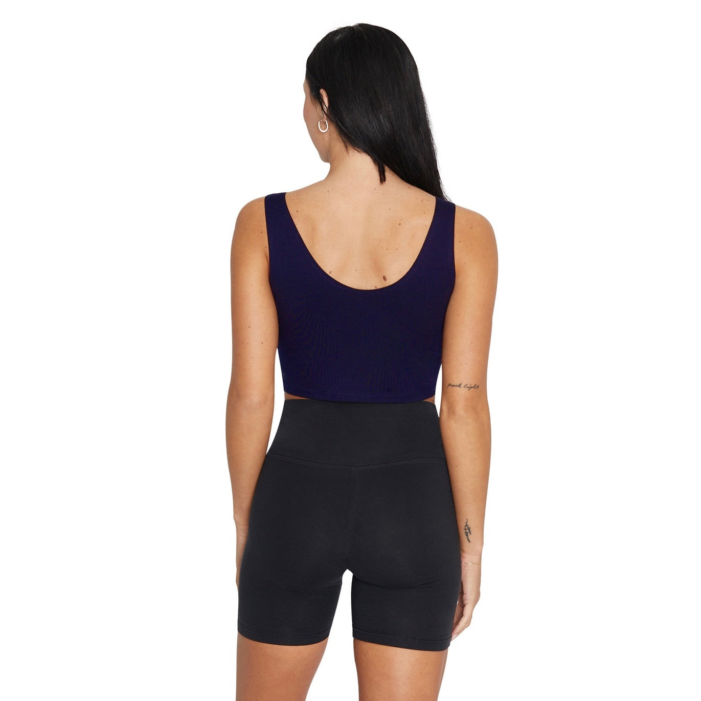 West Virginia Mountaineers Navy Blue Crop Tank Top | lojobands 6
