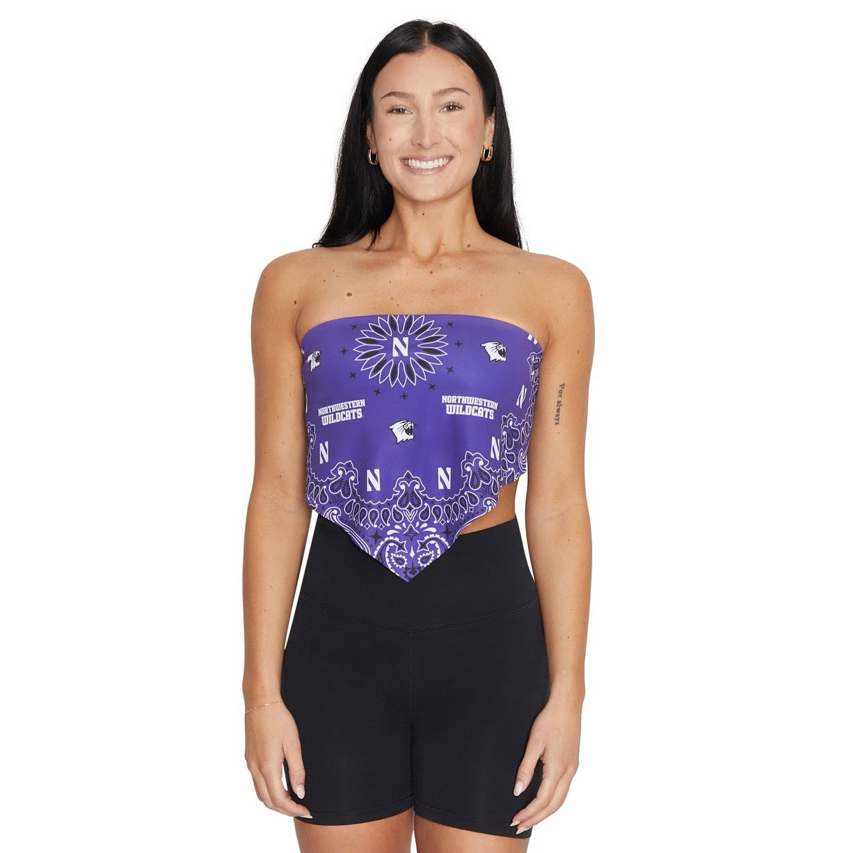 Northwestern Wildcats Bandana Top | lojobands 4