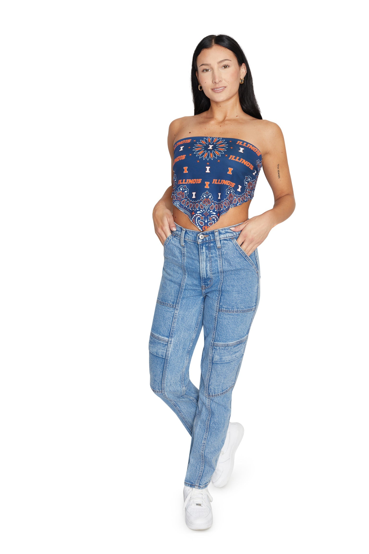 Illinois Fighting Illini Bandana Top | lojobands 7