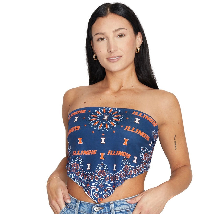 Illinois Fighting Illini Bandana Top | lojobands