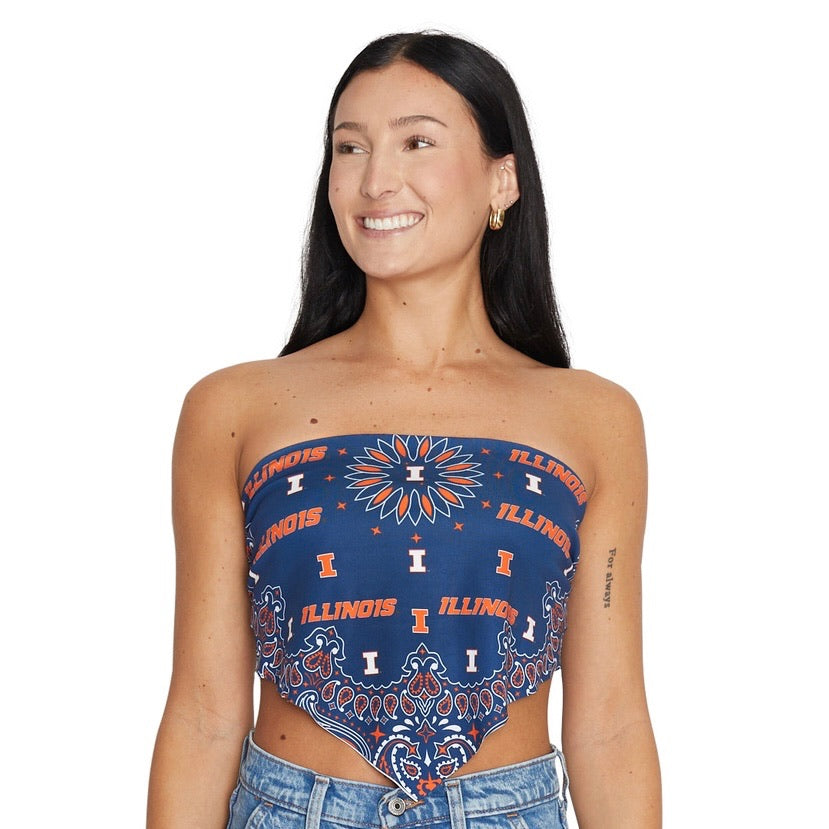 Illinois Fighting Illini Bandana Top | lojobands
