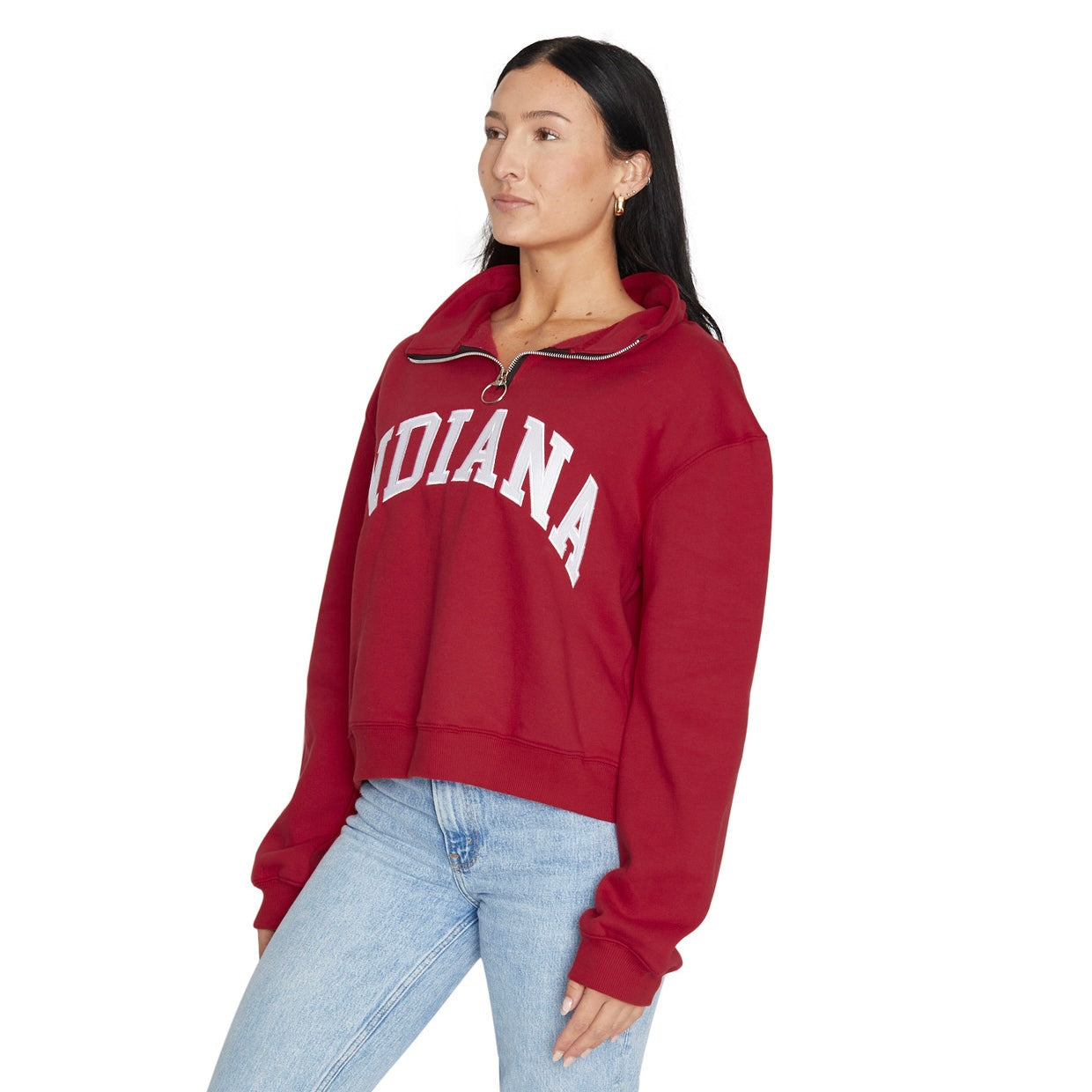 Indiana Hoosiers Quarter Zip Sweatshirt 3