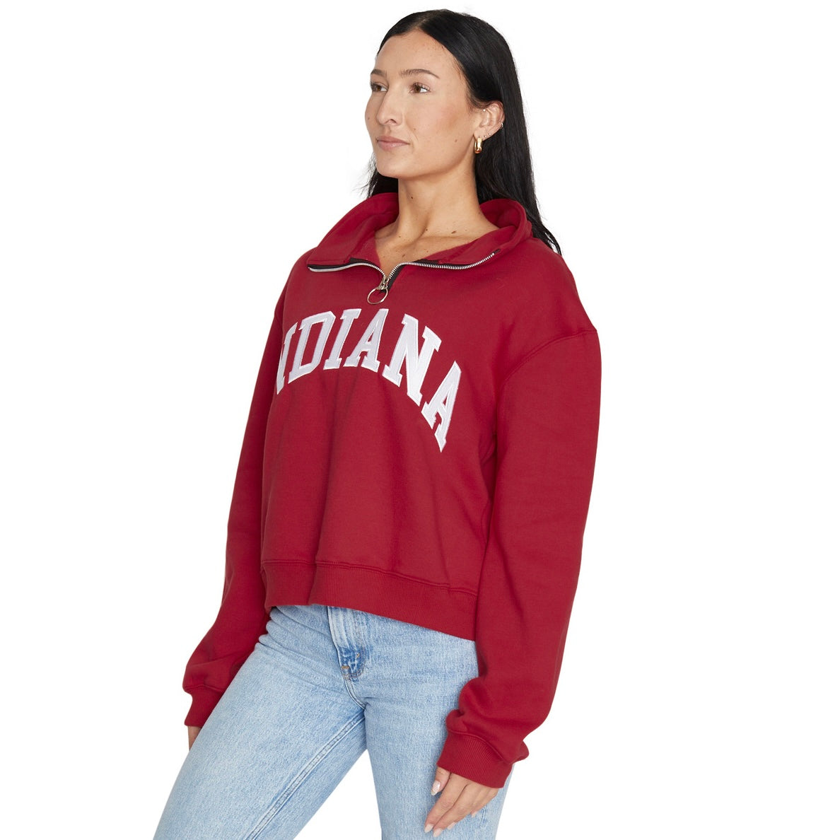 Indiana Hoosiers Quarter Zip Sweatshirt 8