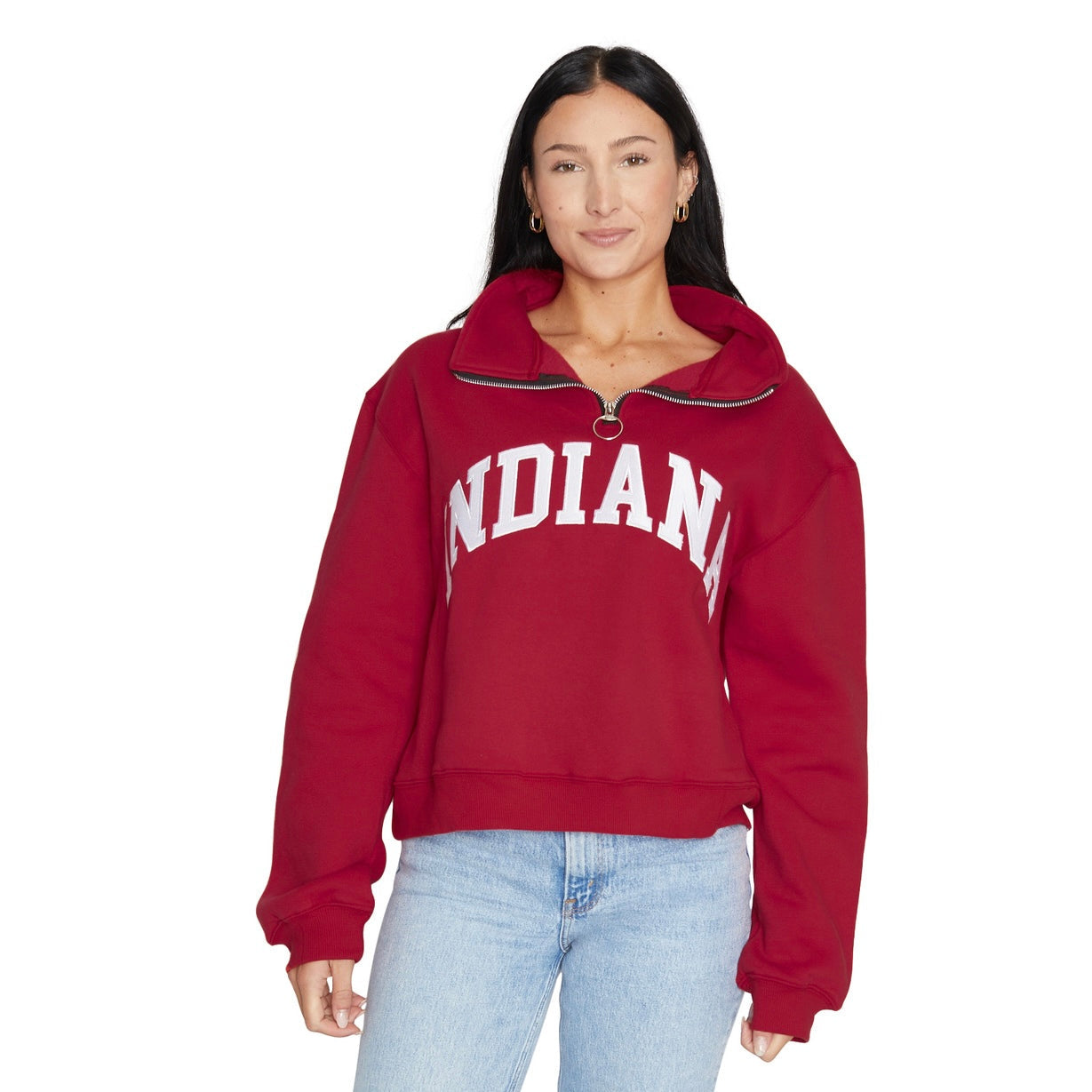 Indiana Hoosiers Quarter Zip Sweatshirt 5