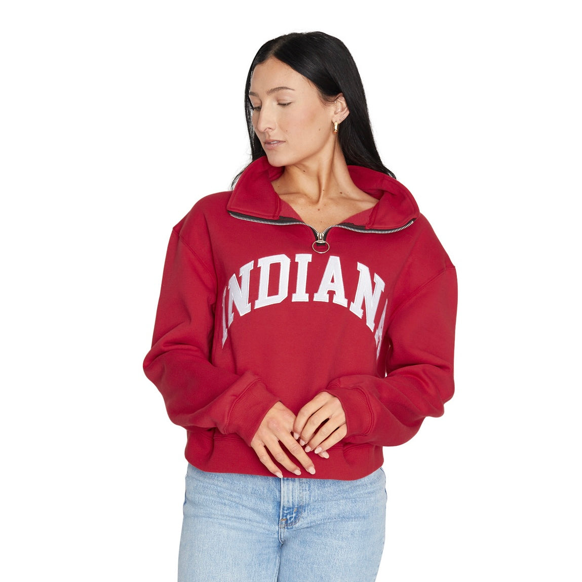 Indiana Hoosiers Quarter Zip Sweatshirt 6