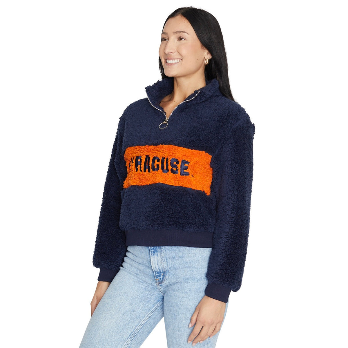 Syracuse Furry Quarter Zip Sweatshirt | lojobands 2