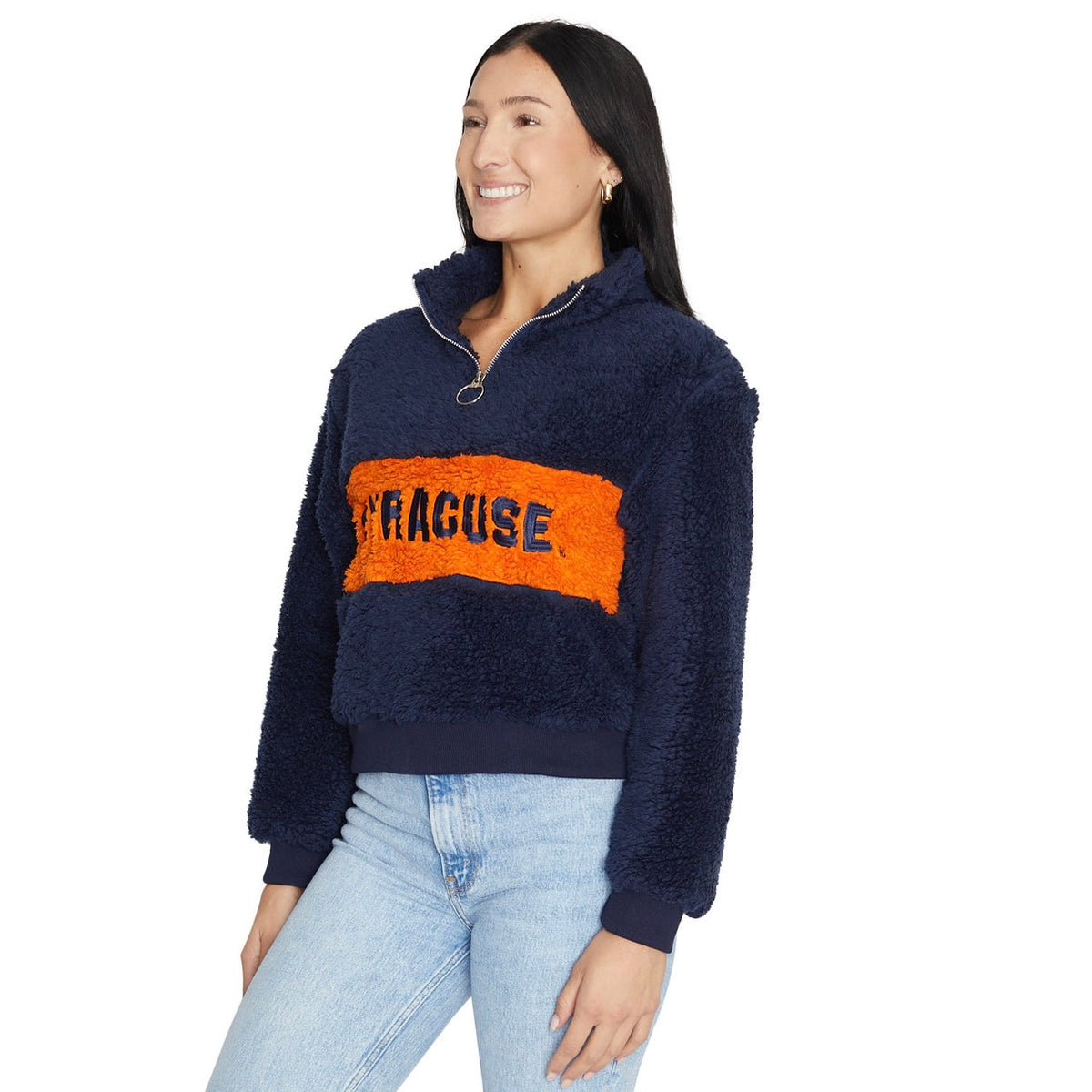 Syracuse Furry Quarter Zip Sweatshirt | lojobands 5