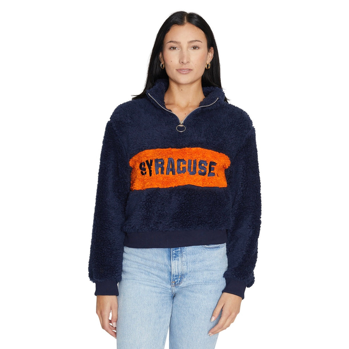 Syracuse Furry Quarter Zip Sweatshirt | lojobands 4
