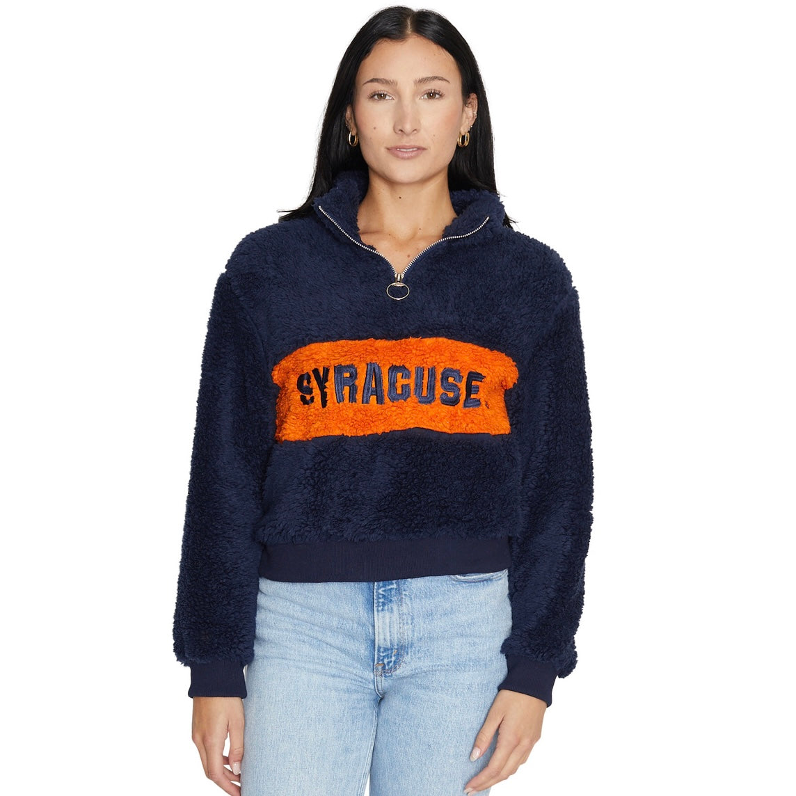 Syracuse Furry Quarter Zip Sweatshirt | lojobands 1