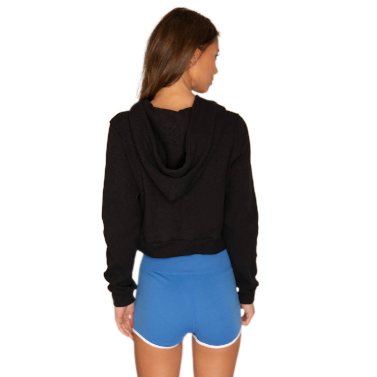 Delaware Blue Hens Waffle Knit Zip Up Hoodie | lojobands 4