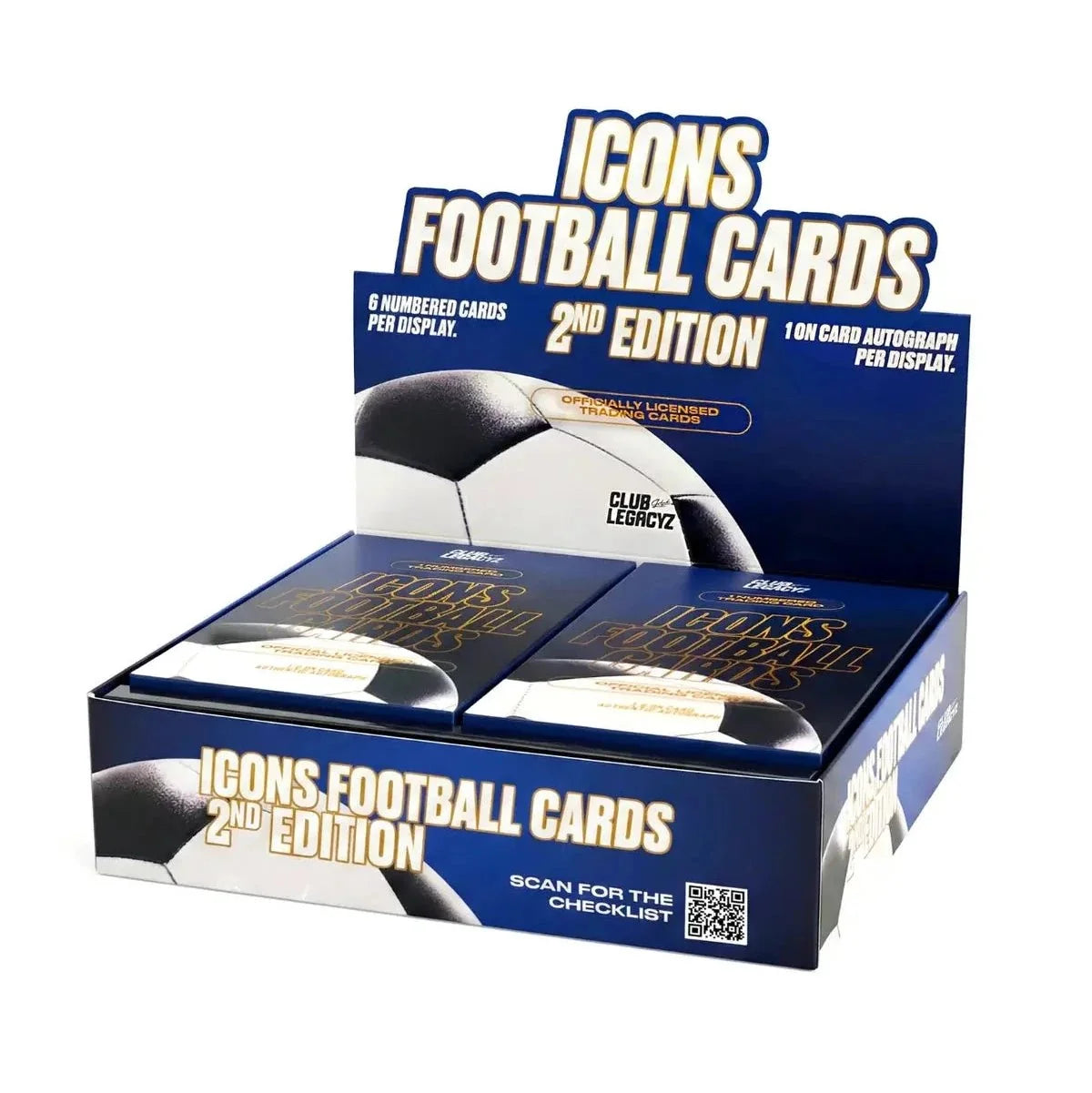 2025 Club Legacyz Icons Soccer 2nd Edition Trading Cards Hobby PACK (1 Card Each) 1
