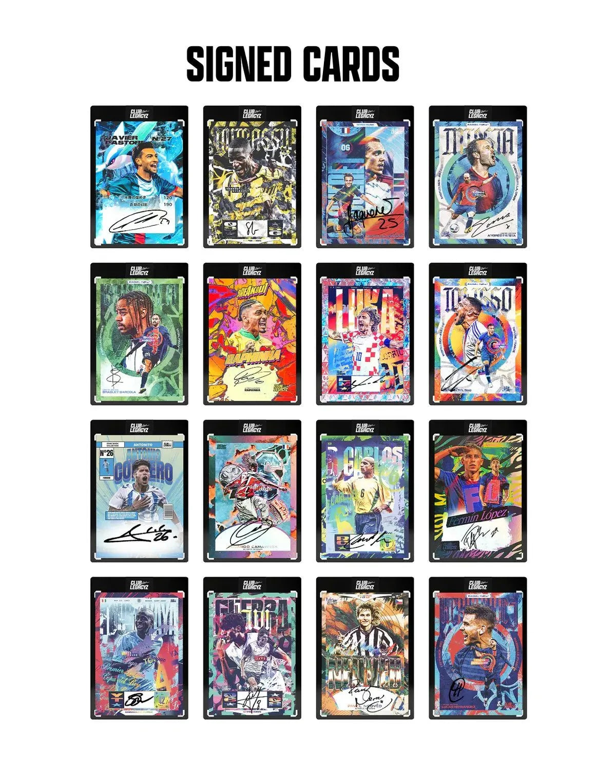 2025 Club Legacyz Icons Soccer 2nd Edition Trading Cards Hobby PACK (1 Card Each) 3