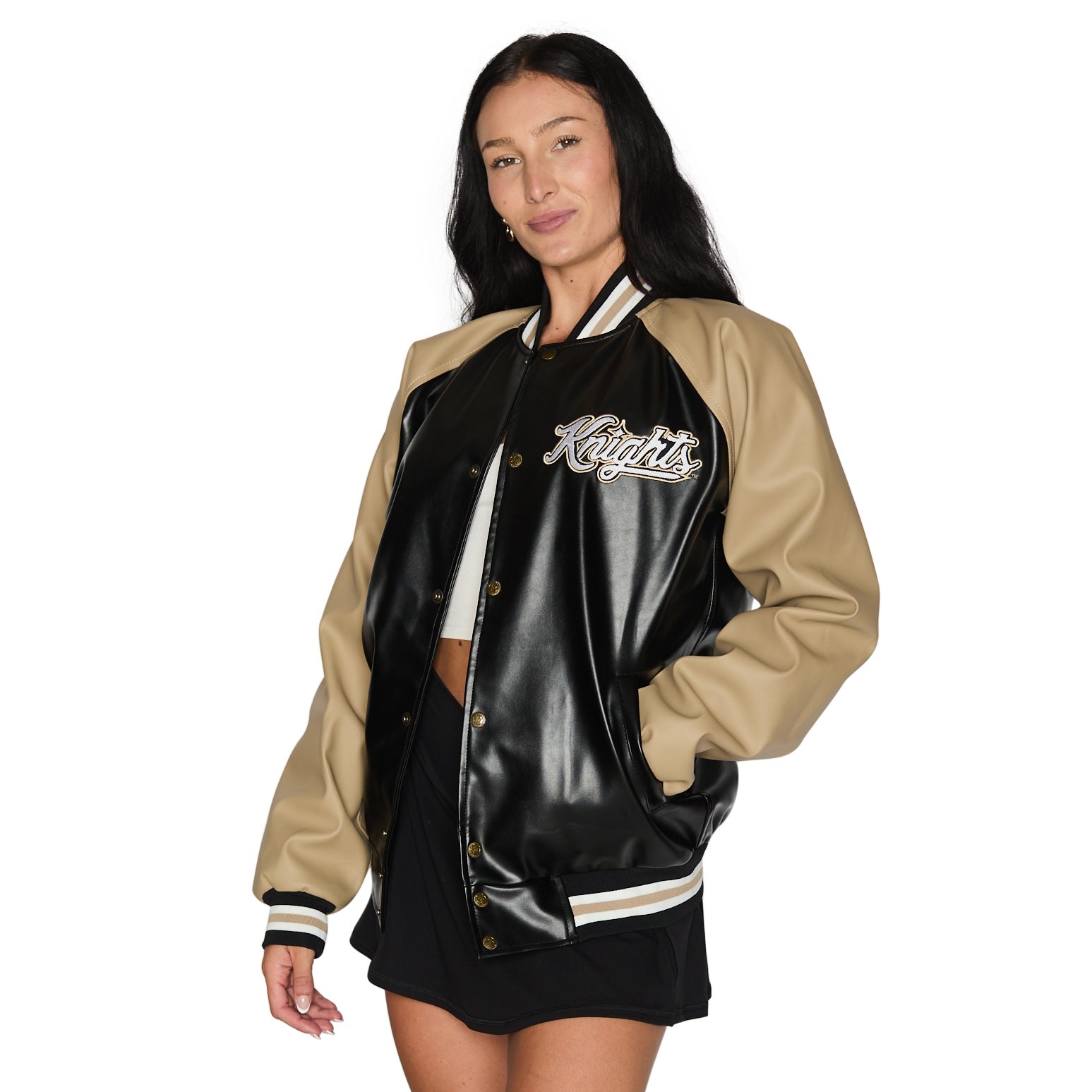 UCF Knights Varsity Letterman Jacket | lojobands 3