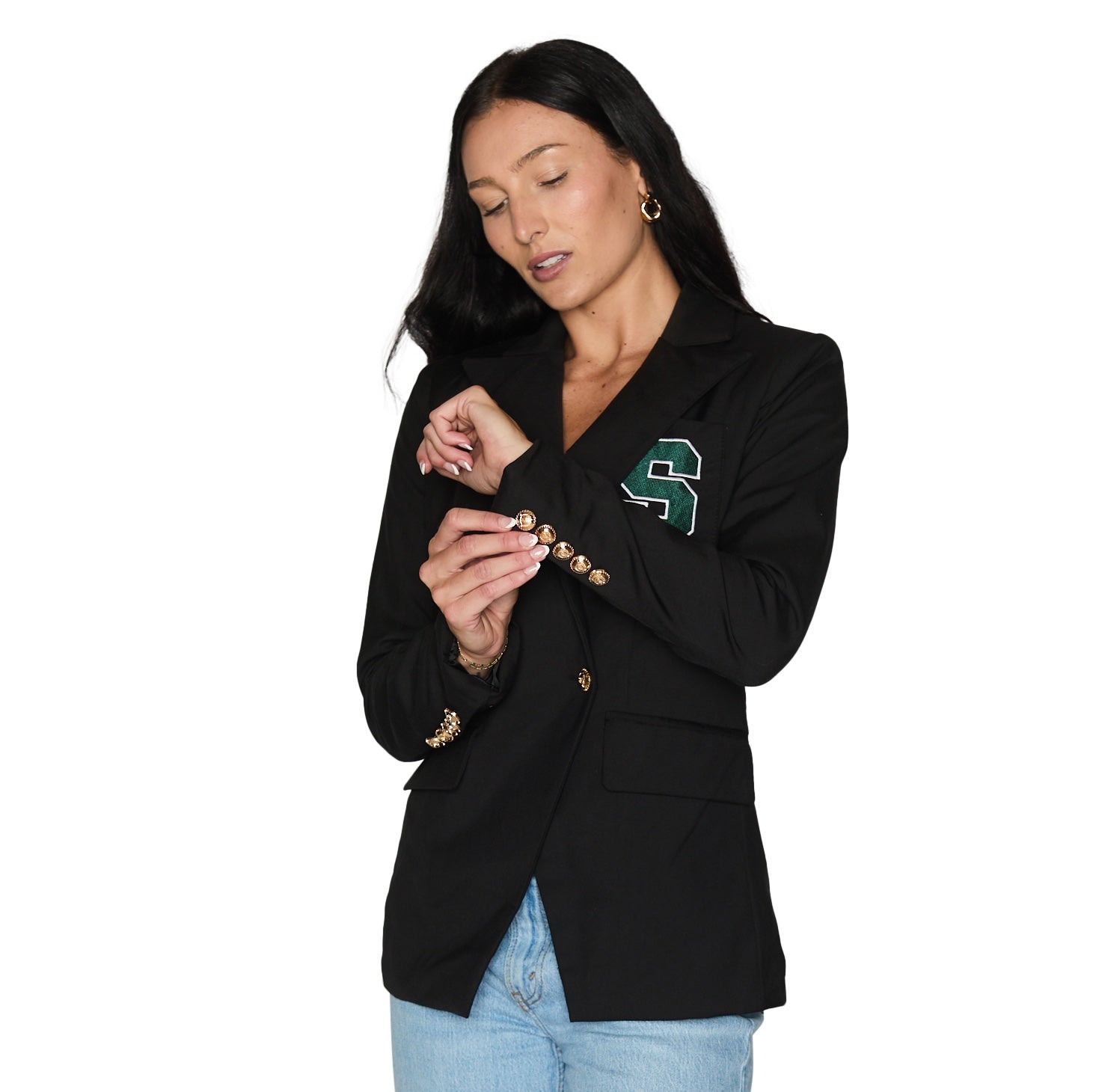 Michigan State Hooded Blazer Jacket | lojobands 3