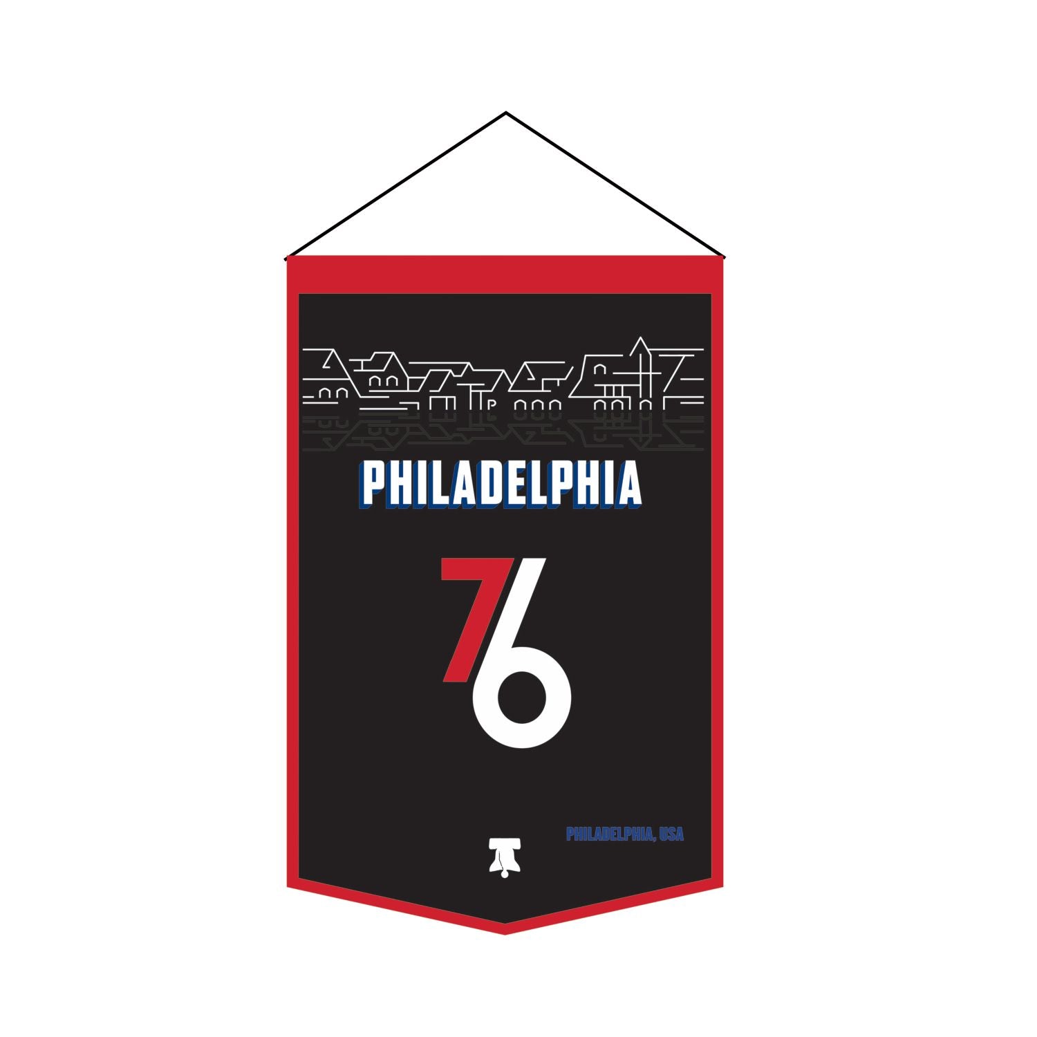 Philadelphia 76ers Boat House Row City Edition Banner 1