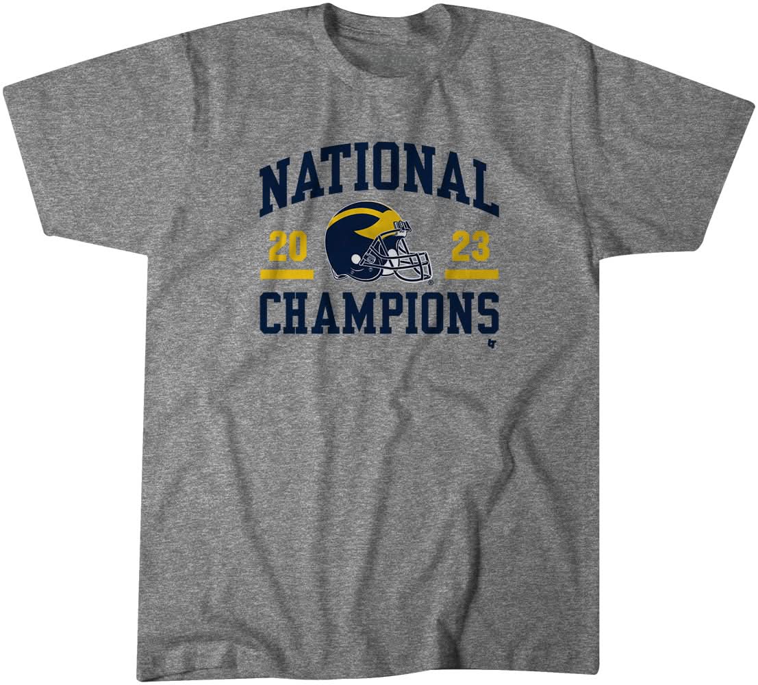 Michigan Football: National Champs Helmet 2023 1