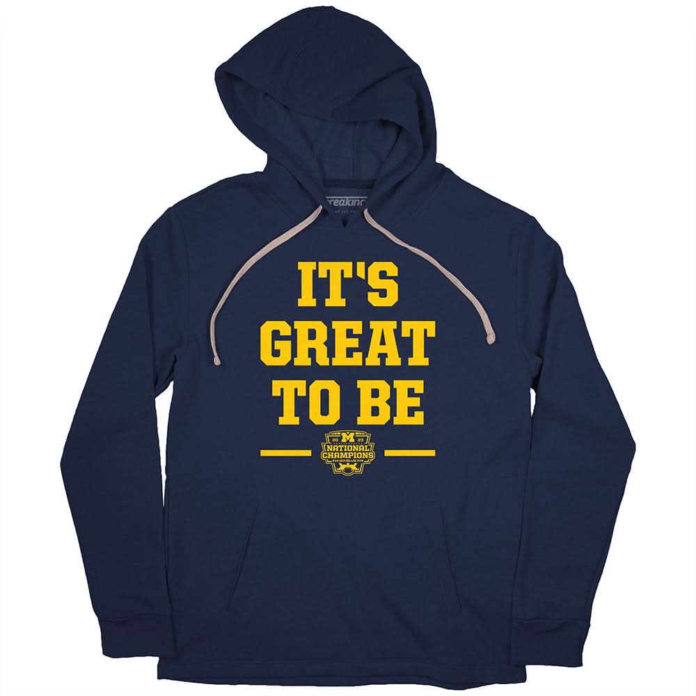 Michigan Football: It's Great To Be National Champs 2023 2