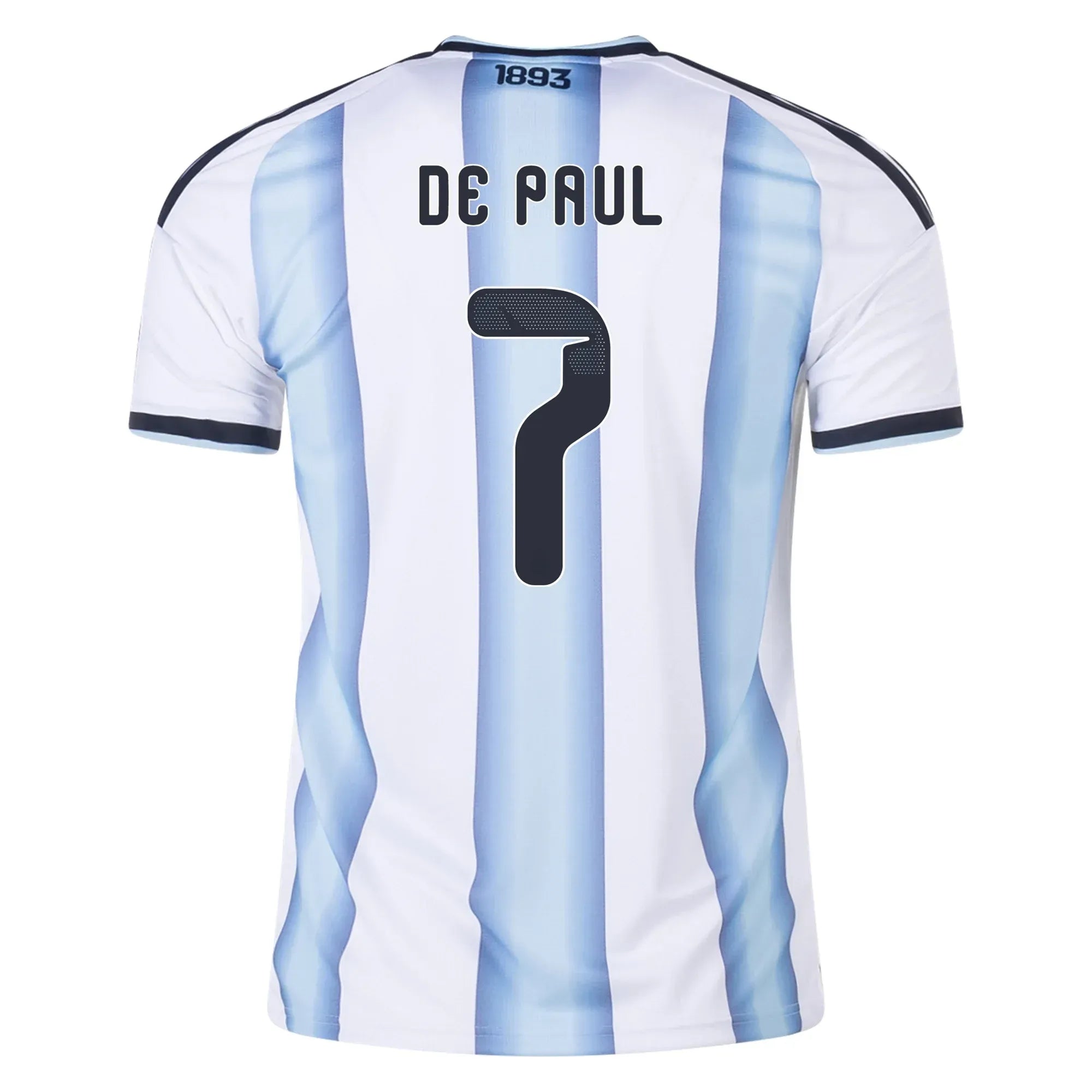 adidas 2026 Argentina Men's Stadium Home Soccer Jersey 10