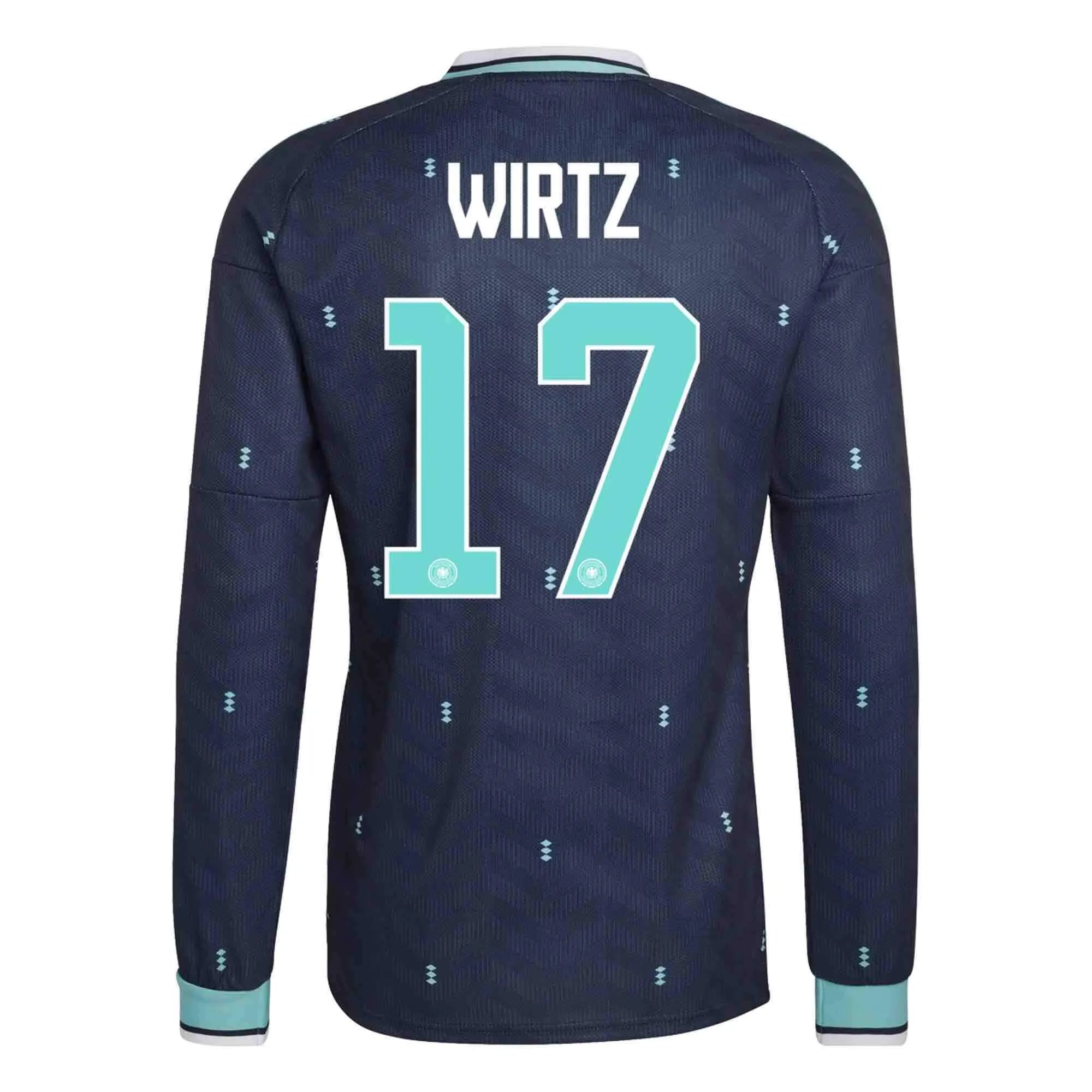 adidas 2026 Germany Men's Authentic Away Long-Sleeve Soccer Jersey 7