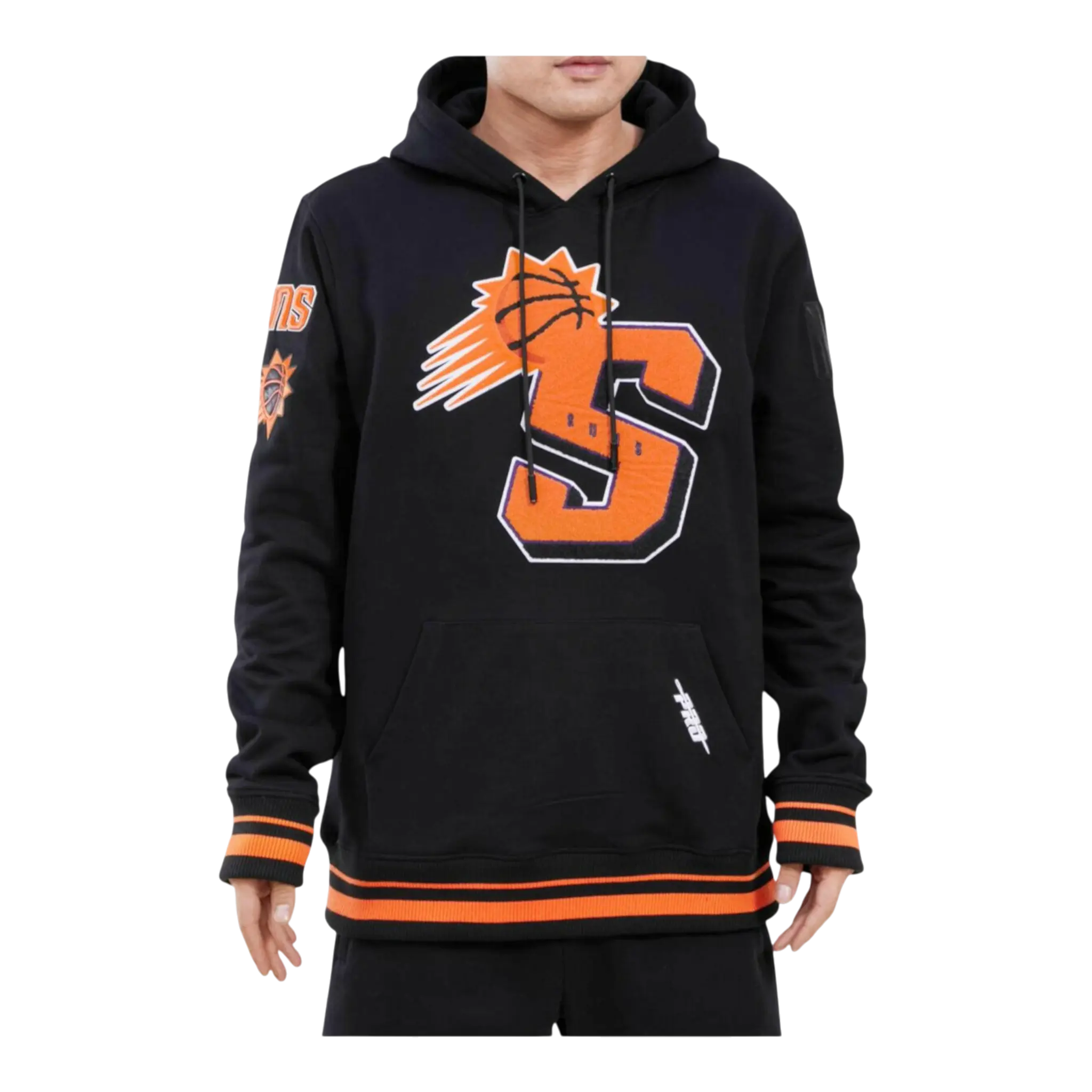 Pro Standard NBA Phoenix Suns Mash Up Logo P/O Men Hoodie Black 1