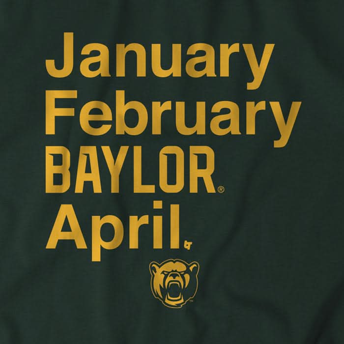 Baylor Basketball: January February Baylor April 3
