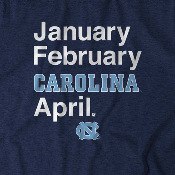 North Carolina Basketball: January February Carolina April 5