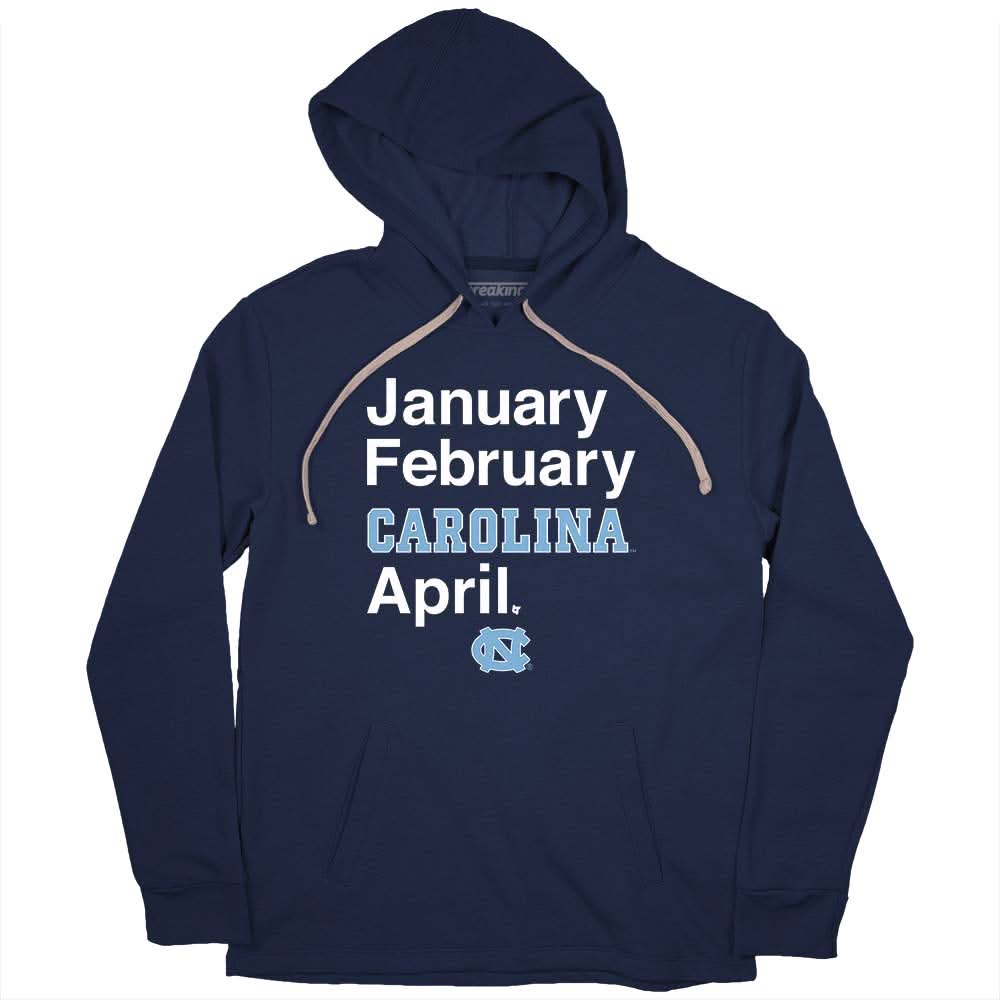 North Carolina Basketball: January February Carolina April 2