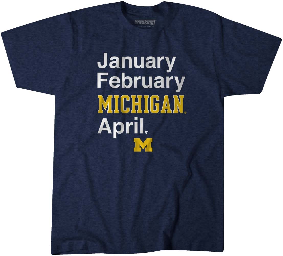 Michigan Basketball: January February Michigan April 1