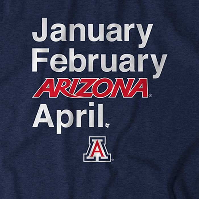 Arizona Basketball: January February Arizona April 5