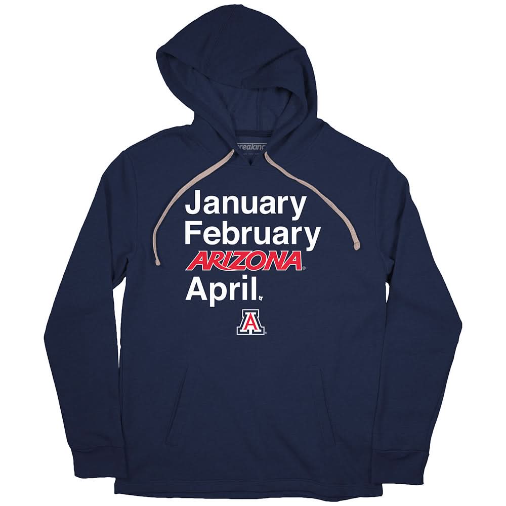 Arizona Basketball: January February Arizona April 2