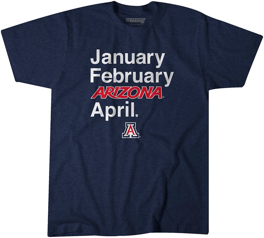 Arizona Basketball: January February Arizona April 1