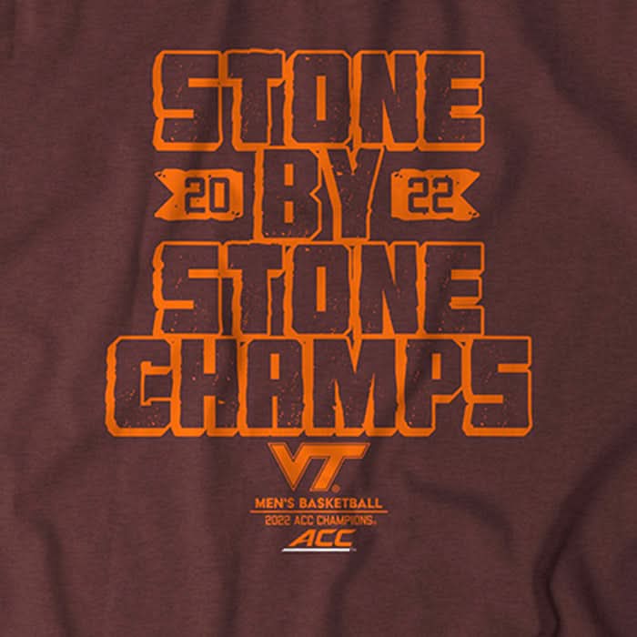 Virginia Tech Basketball: Stone By Stone Champs 2