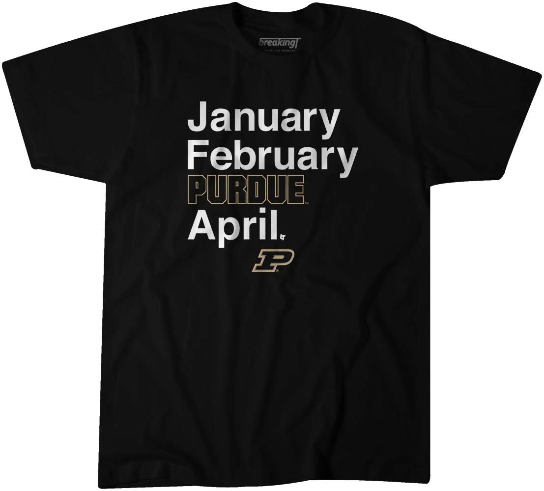 Purdue Basketball: January February Purdue April 1