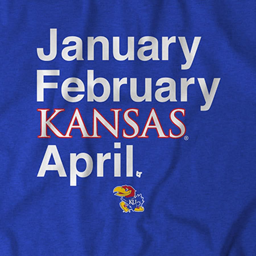 Kansas Basketball: January February Kansas April 4