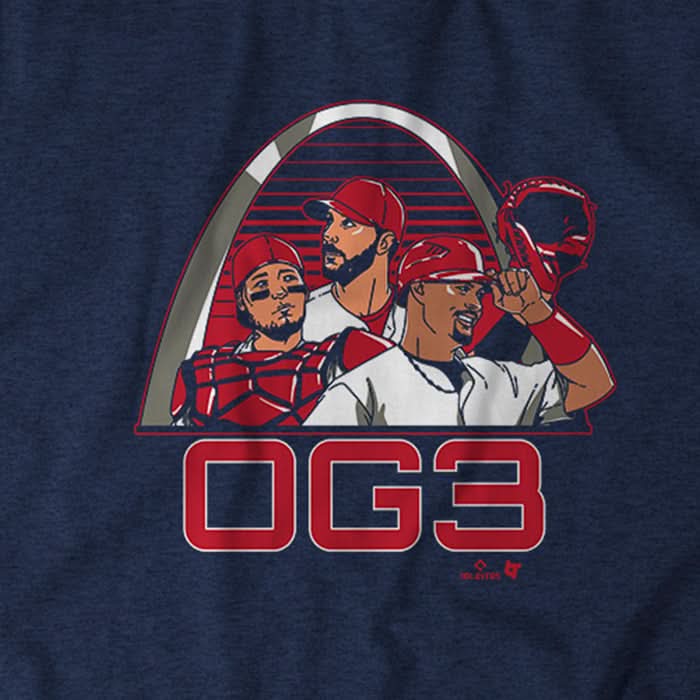 Yadier Molina, Adam Wainwright, and Albert Pujols: OG3 5