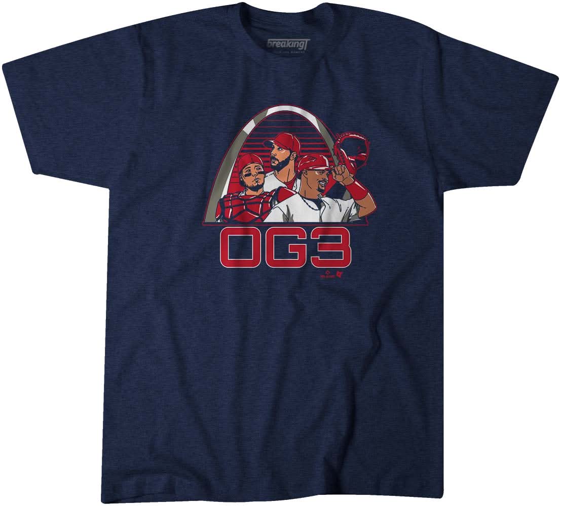 Yadier Molina, Adam Wainwright, and Albert Pujols: OG3 1