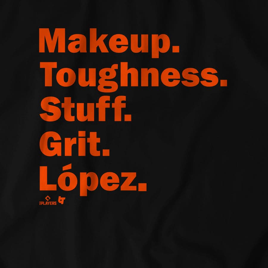 Makeup. Toughness. Stuff. Grit. Jorge López 5
