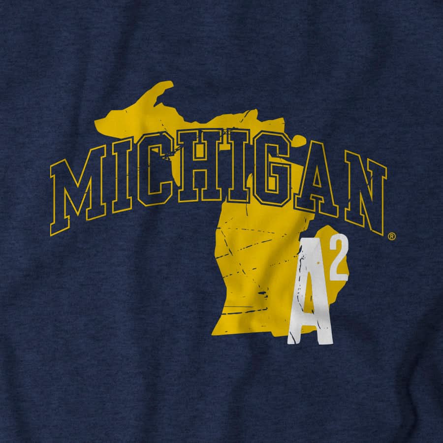 Michigan Wolverines Hometown Tee: A2 2