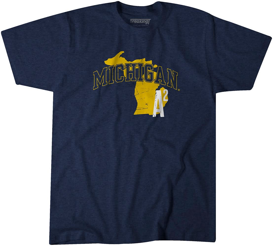 Michigan Wolverines Hometown Tee: A2 1