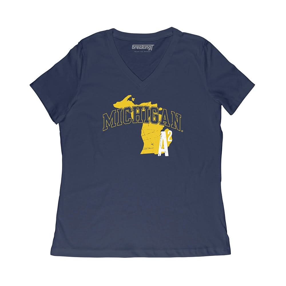 Michigan Wolverines Hometown Tee: A2 3