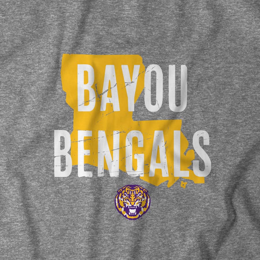 LSU Tigers Hometown Tee: Bayou Bengals 2