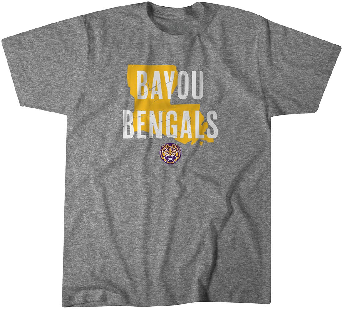 LSU Tigers Hometown Tee: Bayou Bengals 1