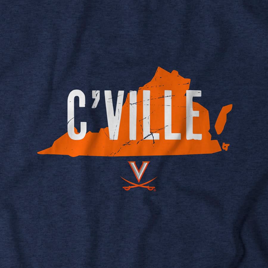 Virginia Cavaliers Hometown Tee: C'Ville 5