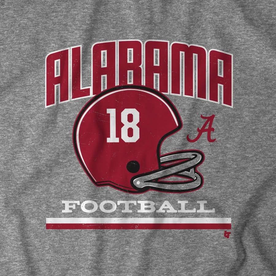 Alabama: Vintage Football Helmet 5