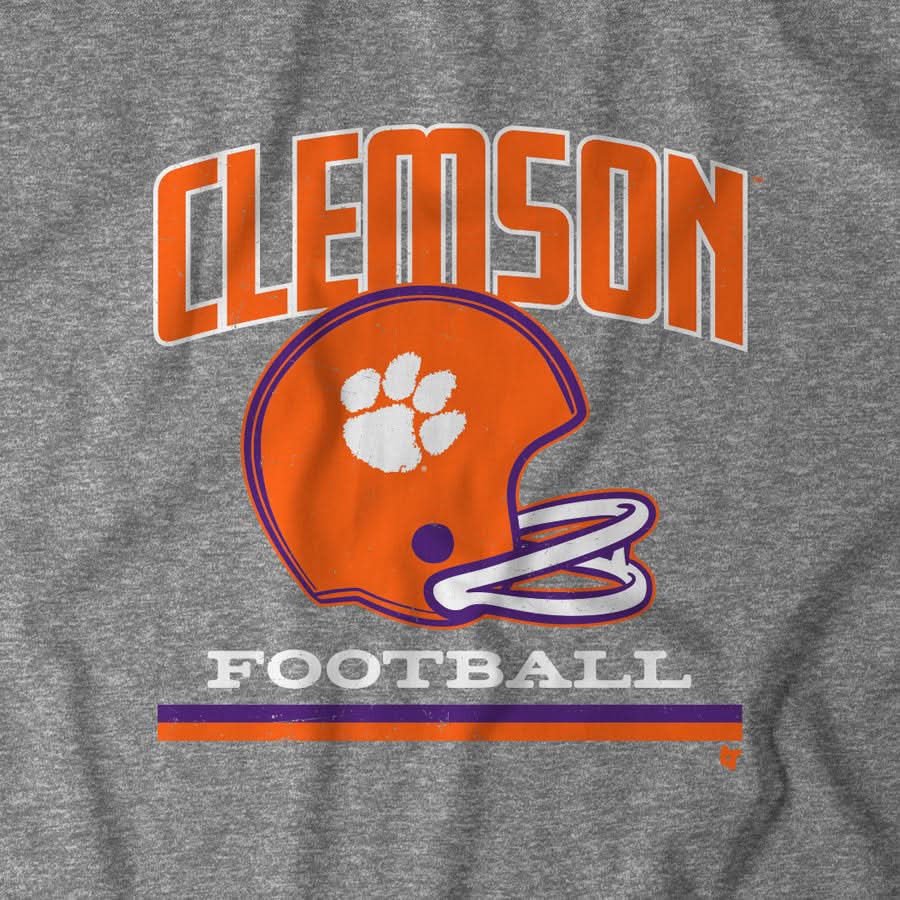 Clemson: Vintage Football Helmet 2
