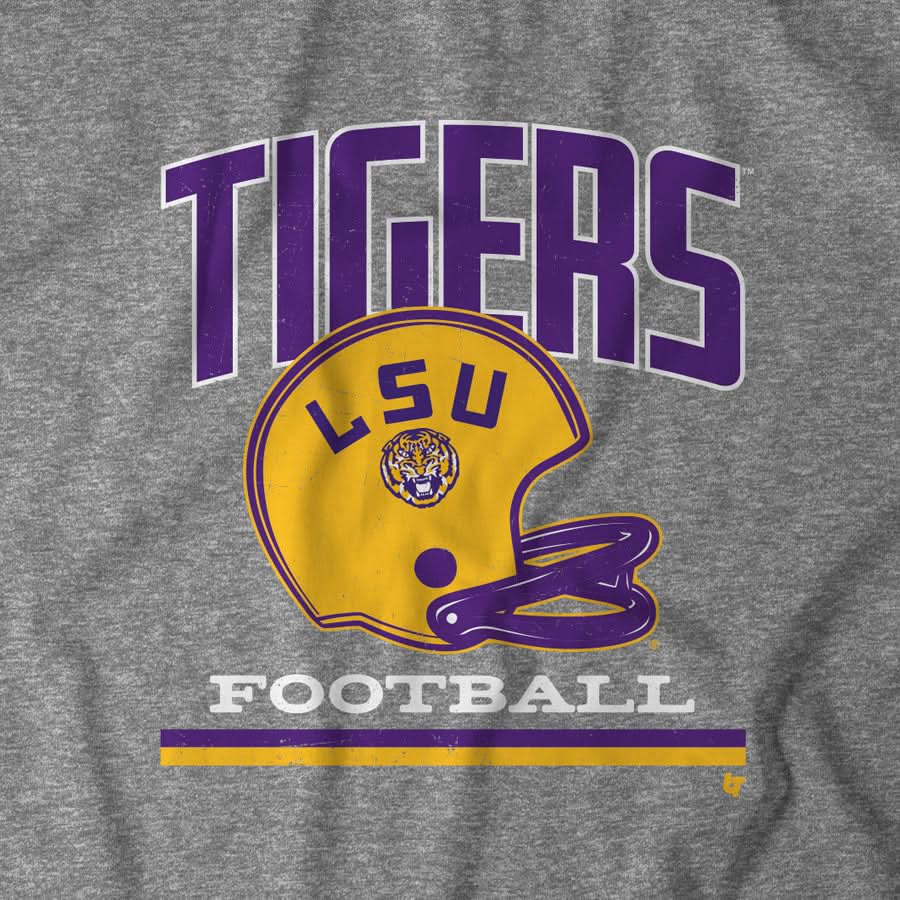 LSU: Vintage Football Helmet 2