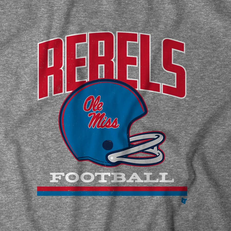Ole Miss: Vintage Football Helmet 2