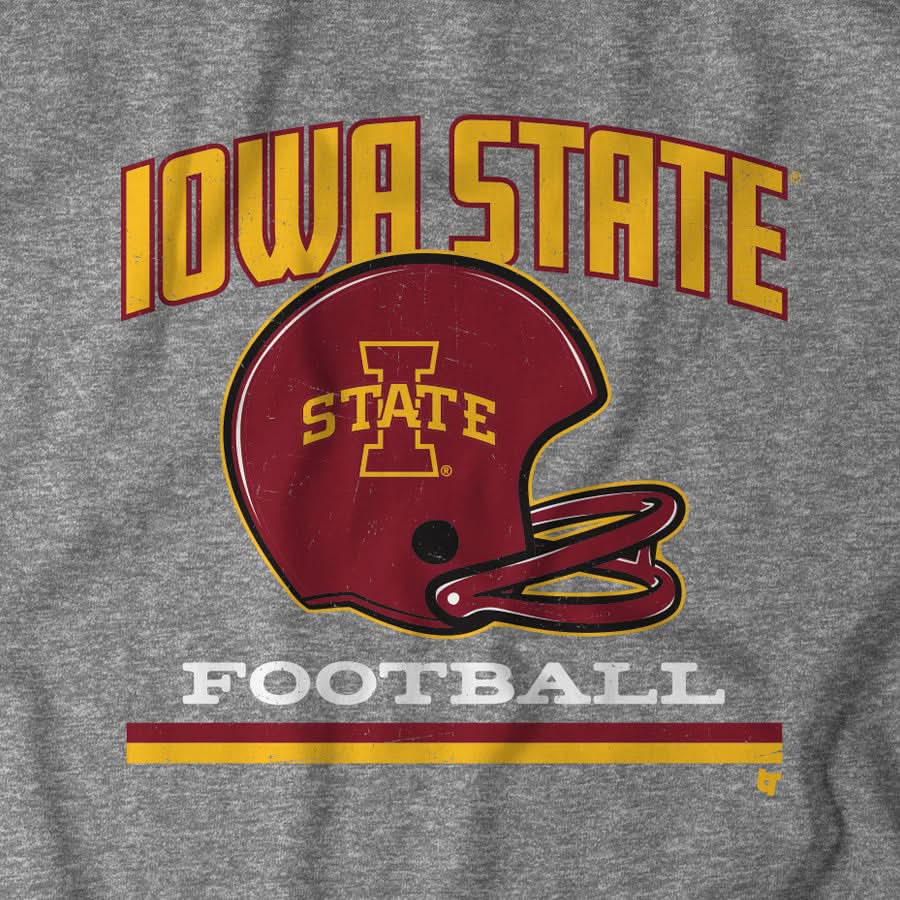 Iowa State: Vintage Football Helmet 2