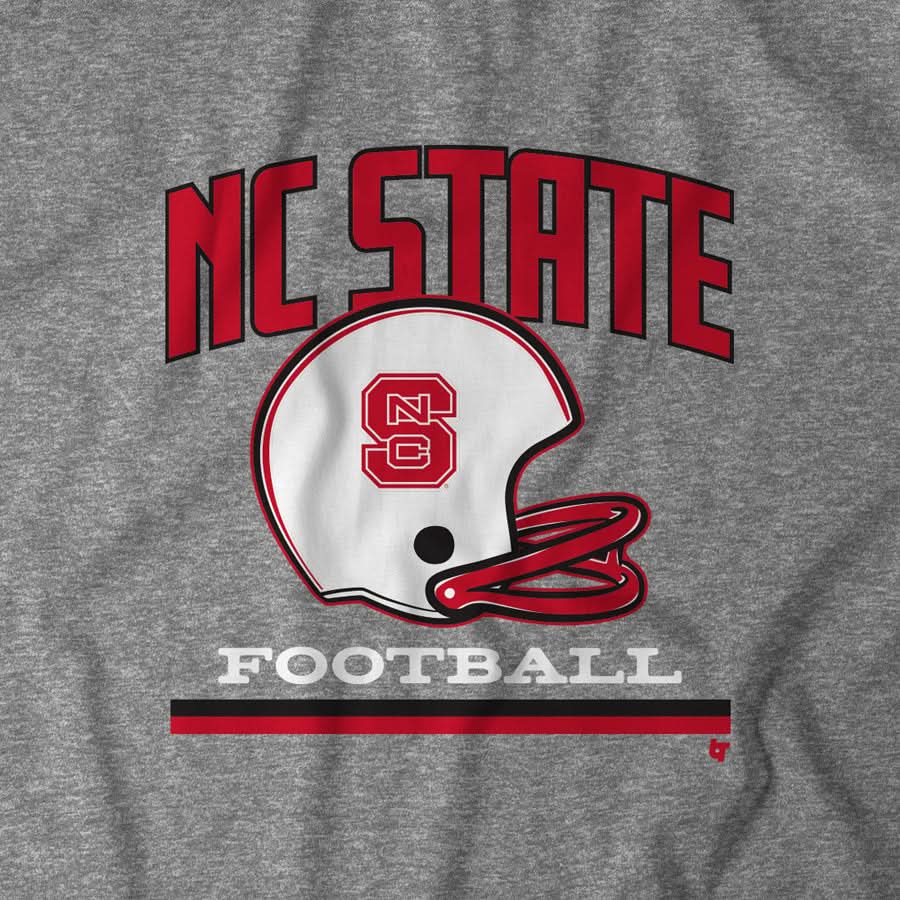 NC State: Vintage Football Helmet 5