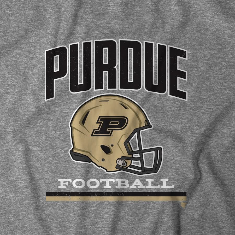 Purdue: Vintage Football Helmet 2